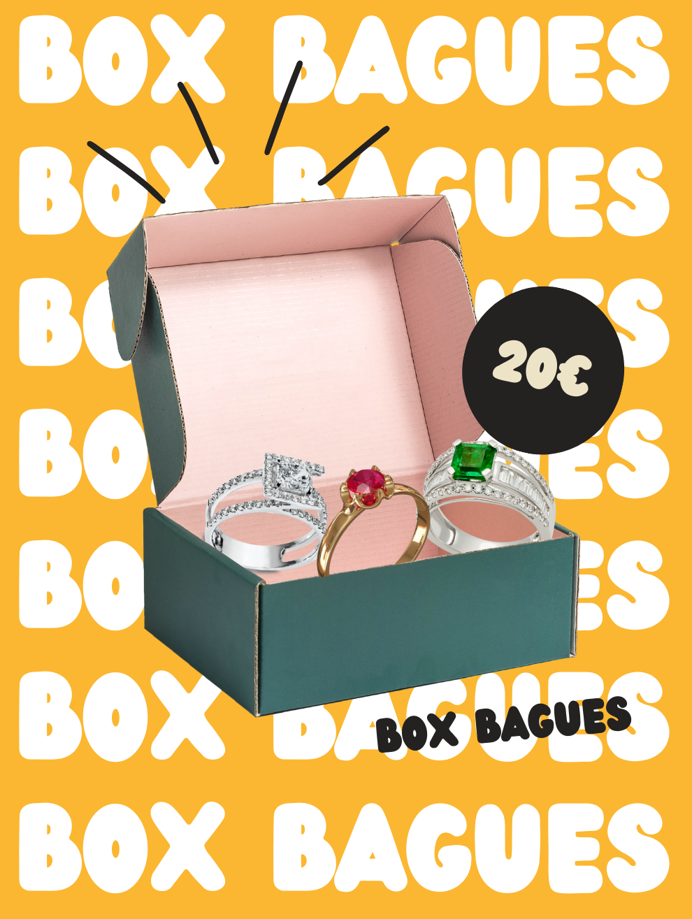 Box bagues by Bijoux & Fantaisies